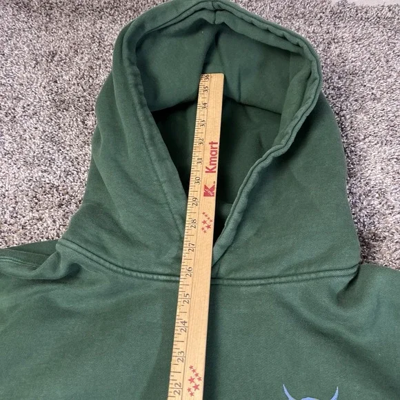 Zach Bryan 2023 Men's Size XL Country Music Tour Merch Thick Heavy Green Hoodie - Picture 9 of 13